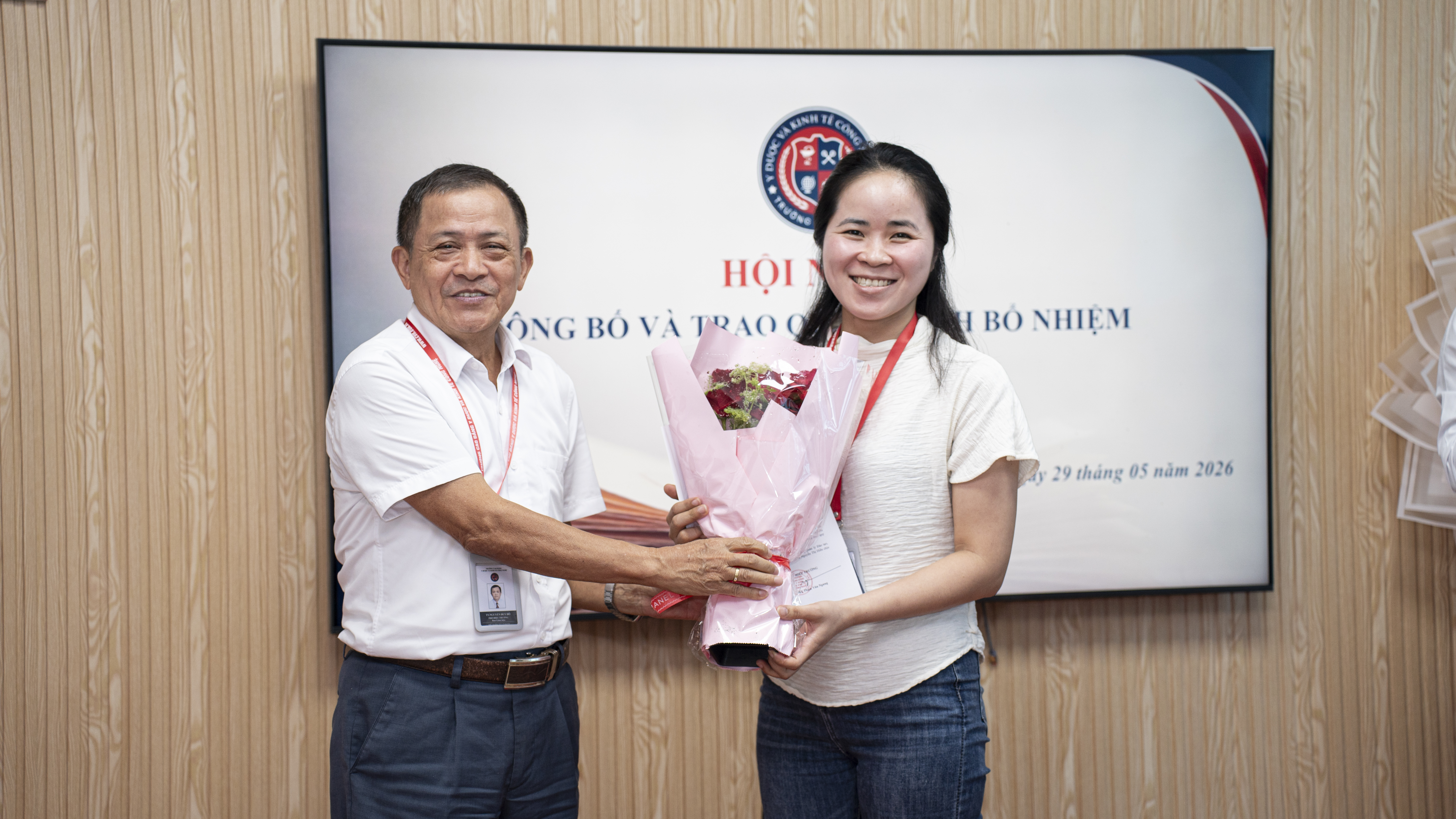 Lễ Công Bố Và Trao Quyết Định Bổ Nhiệm Cán Bộ Năm 2026 Tại Trường Cao Đẳng Y Dược Và Kinh Tế Công Nghệ