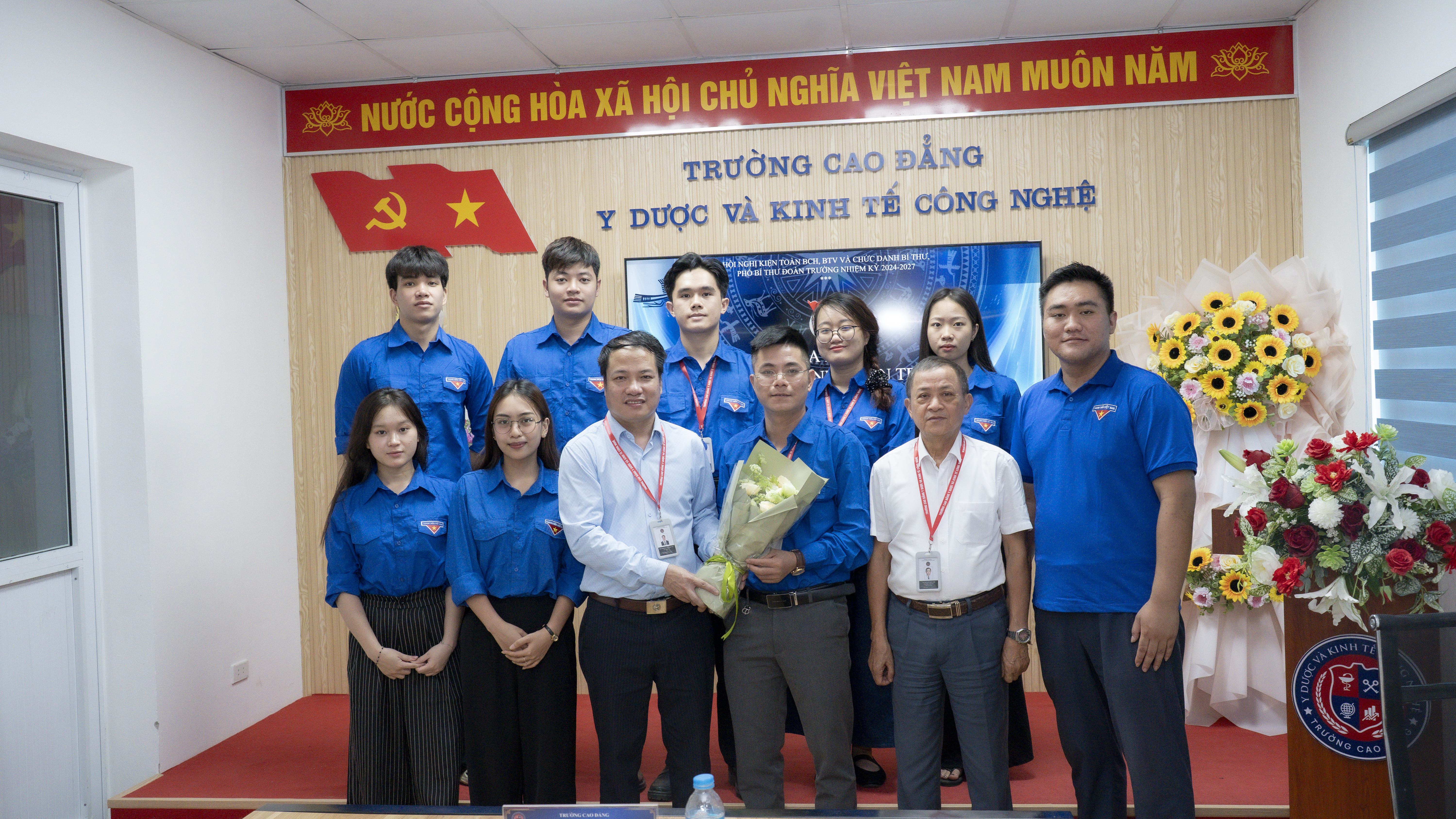 Hội Nghị Kiện Toàn Đoàn Thanh Niên Trường Cao Đẳng Y Dược Và Kinh Tế Công Nghệ Nhiệm Kỳ 2024 – 2027