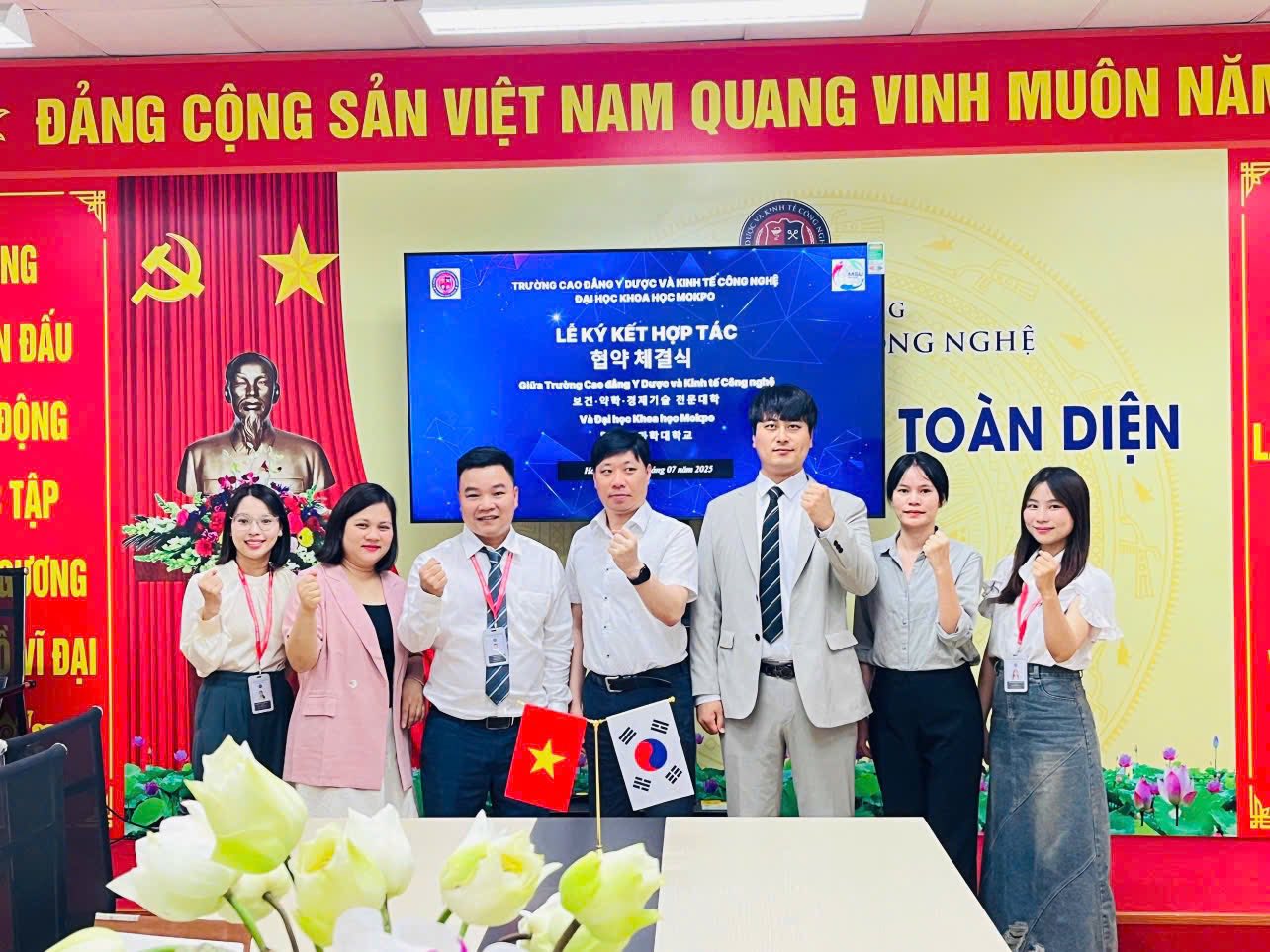 Lễ ký kết chương Trình Trao Đổi Sinh Viên D2-6 với trường Đại học Mokpo
